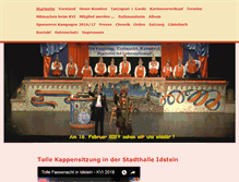Tablet Screenshot of karnevalsverein-idstein.de